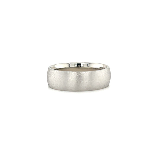 Elegant Platinum Wedding Band
