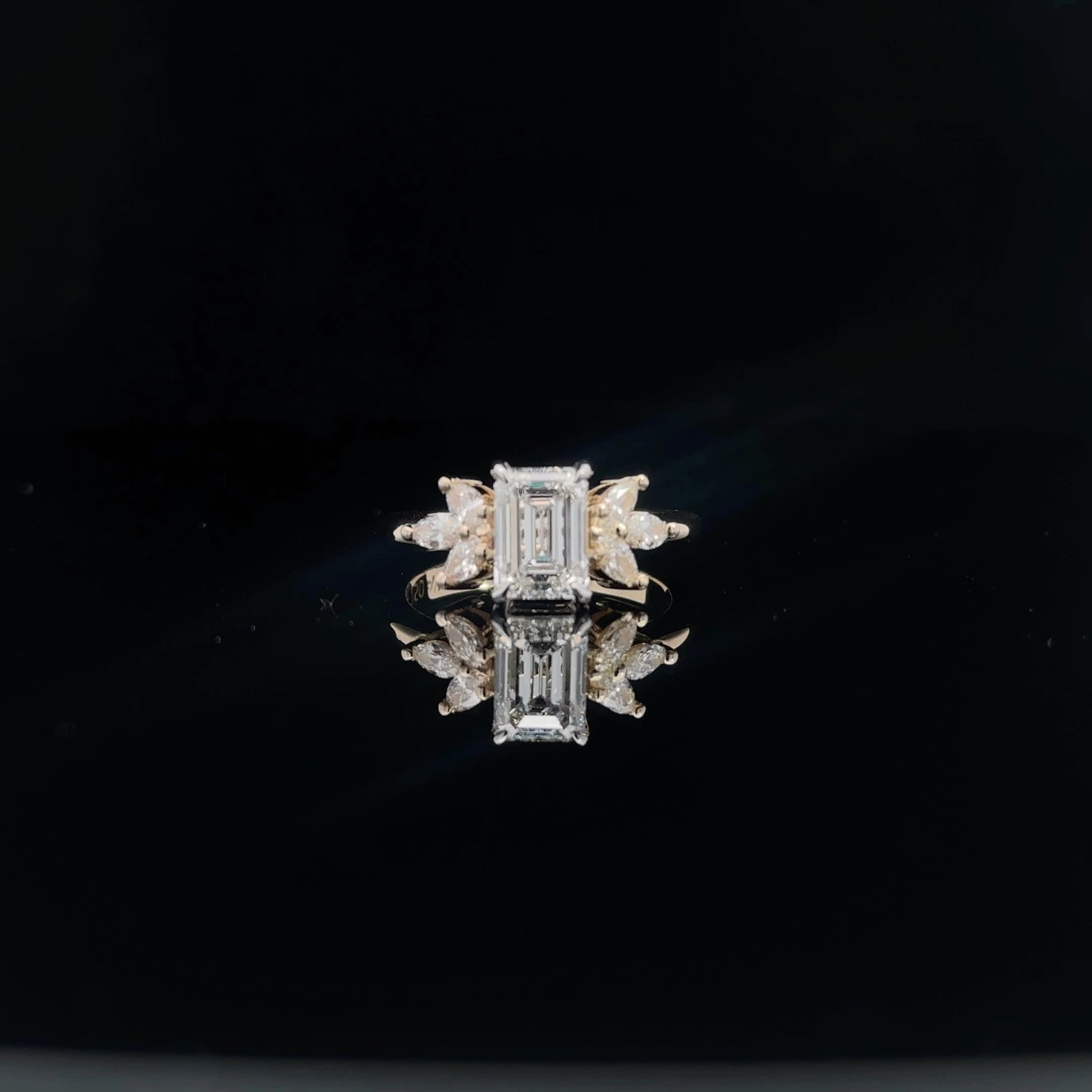 Elegant Emerald Cut Diamond Ring