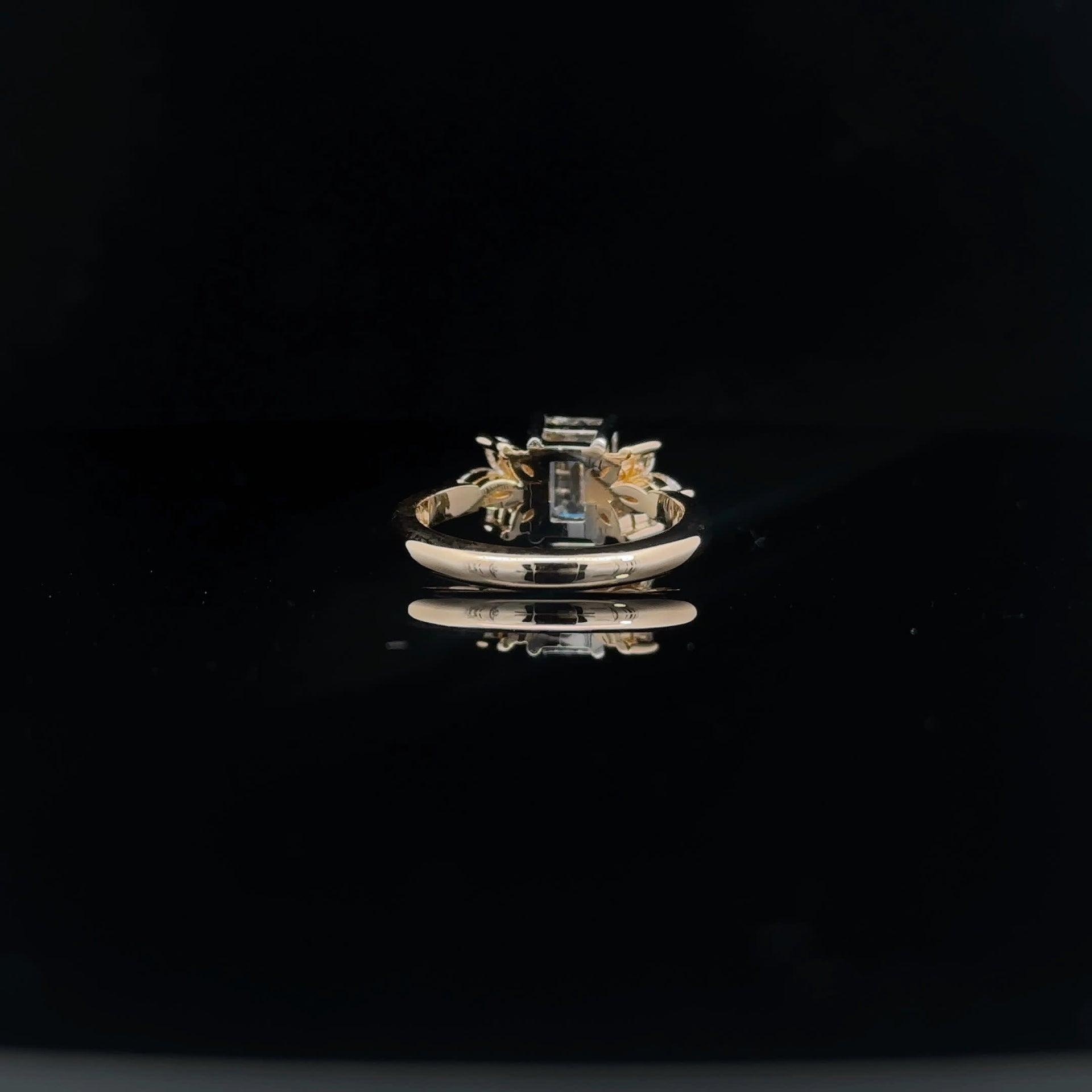 Elegant Emerald Cut Diamond Ring