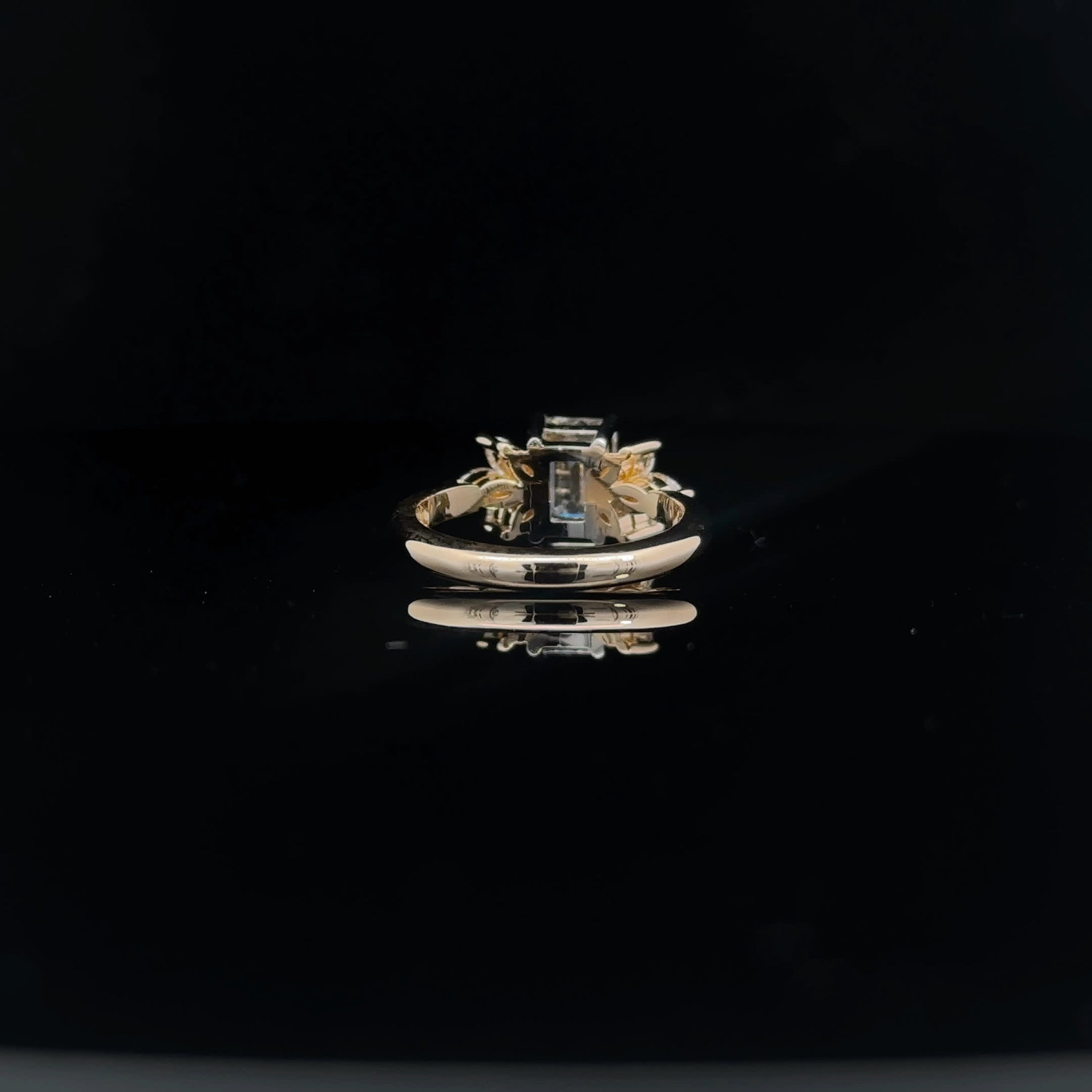 Elegant Emerald Cut Diamond Ring