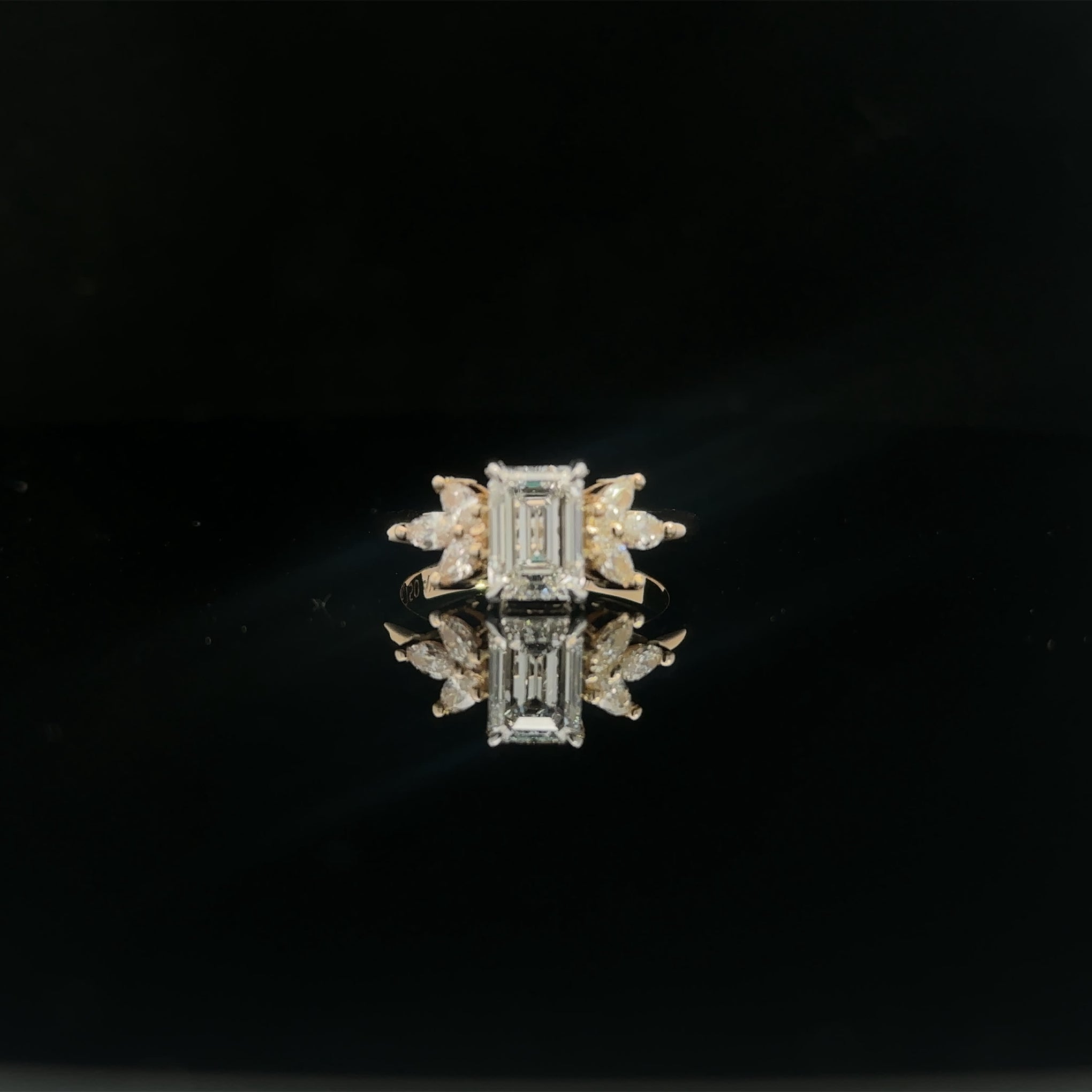 Elegant Emerald Cut Diamond Ring