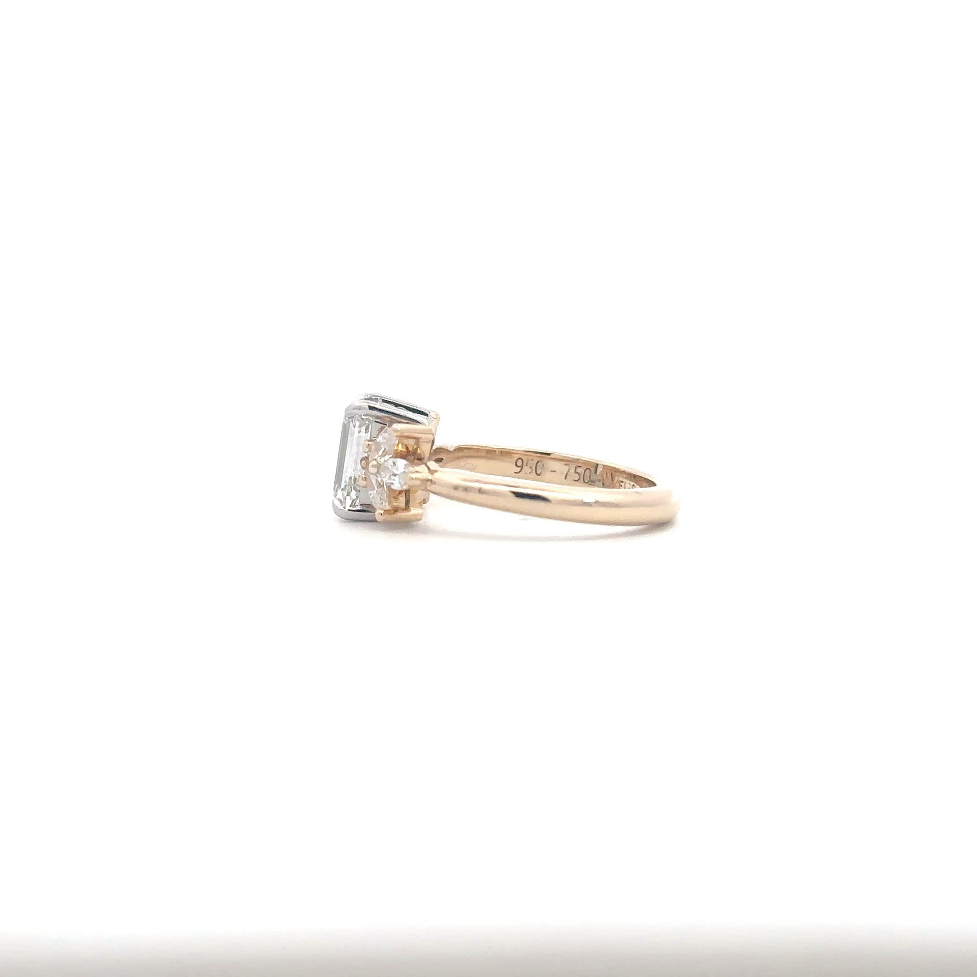 Elegant Emerald Cut Diamond Ring