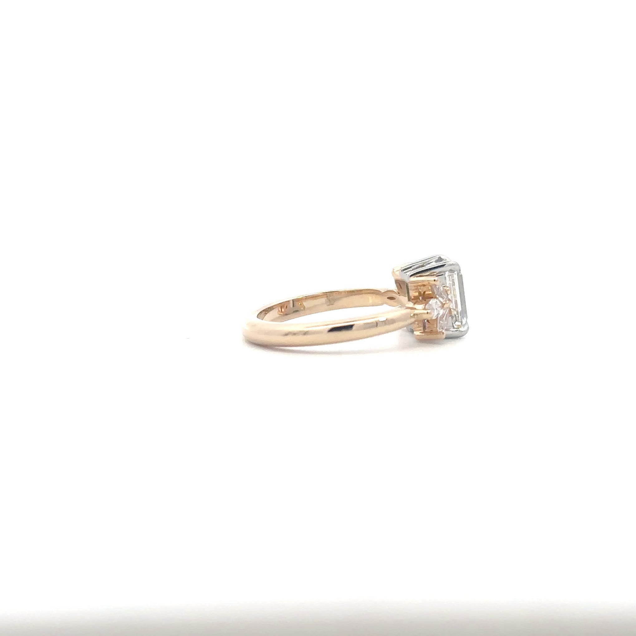 Elegant Emerald Cut Diamond Ring