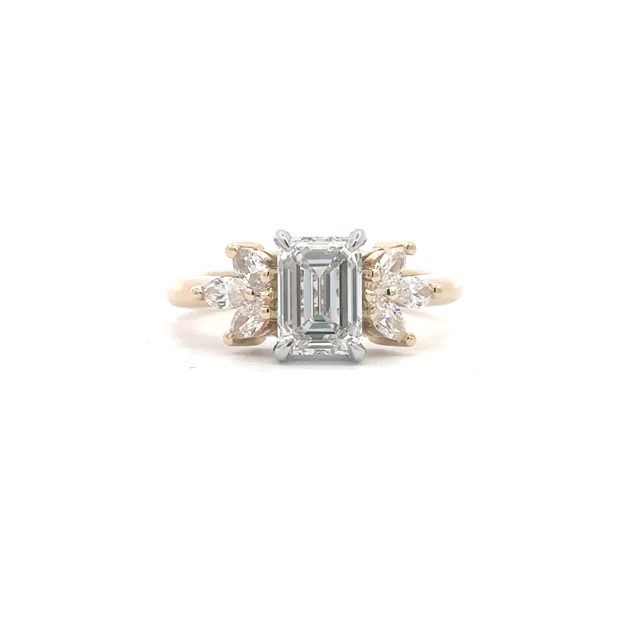 Elegant Emerald Cut Diamond Ring
