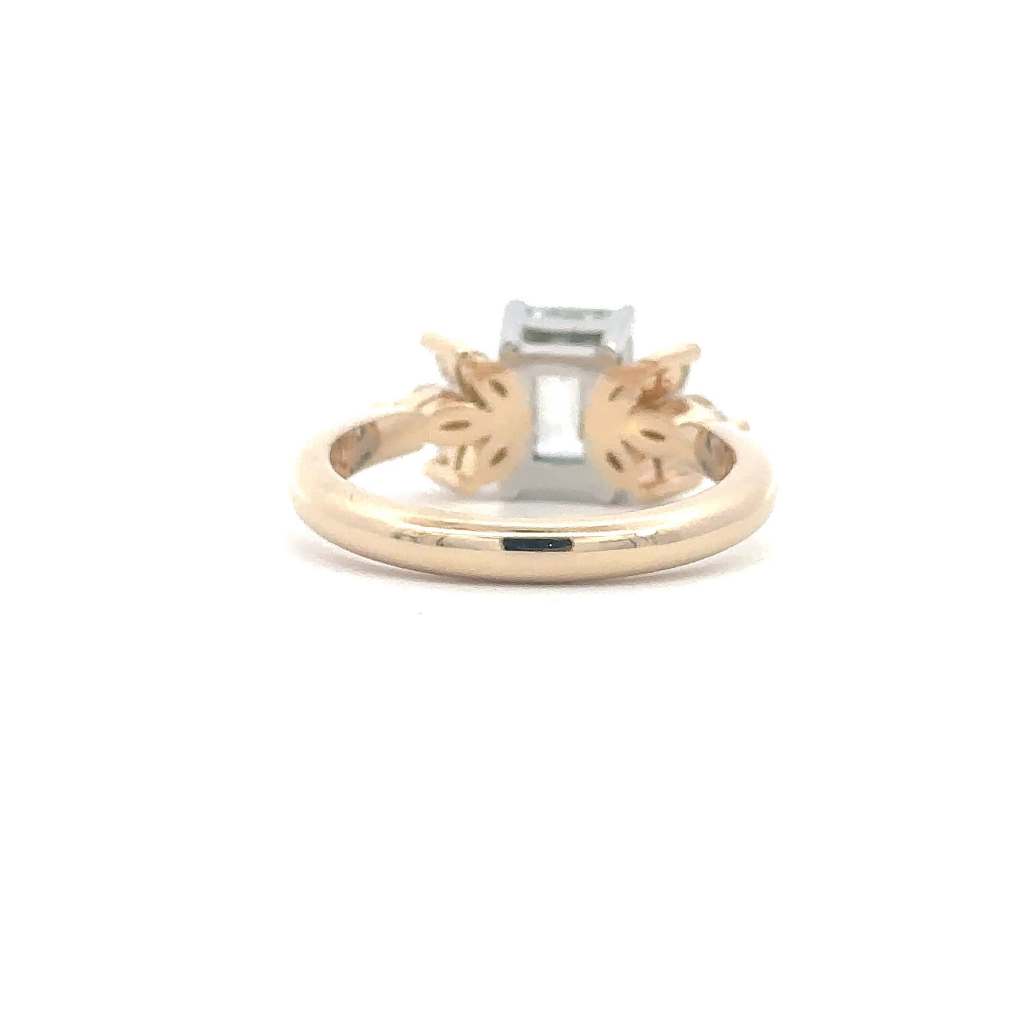 Elegant Emerald Cut Diamond Ring