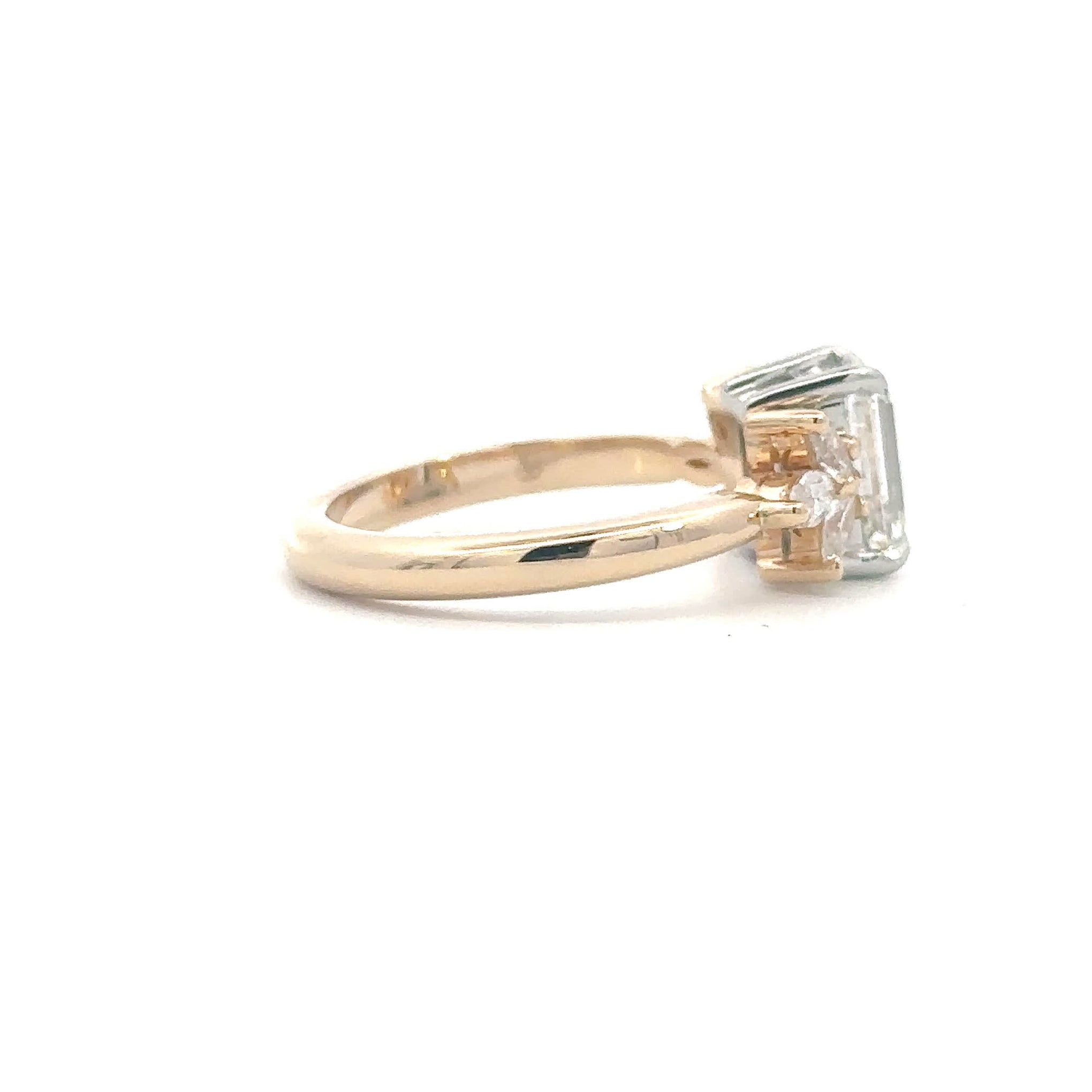Elegant Emerald Cut Diamond Ring