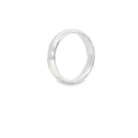 Elegant White Gold Wedding Ring